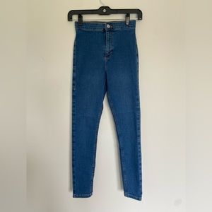Topshop Super Skinny Blue Joni Jeans